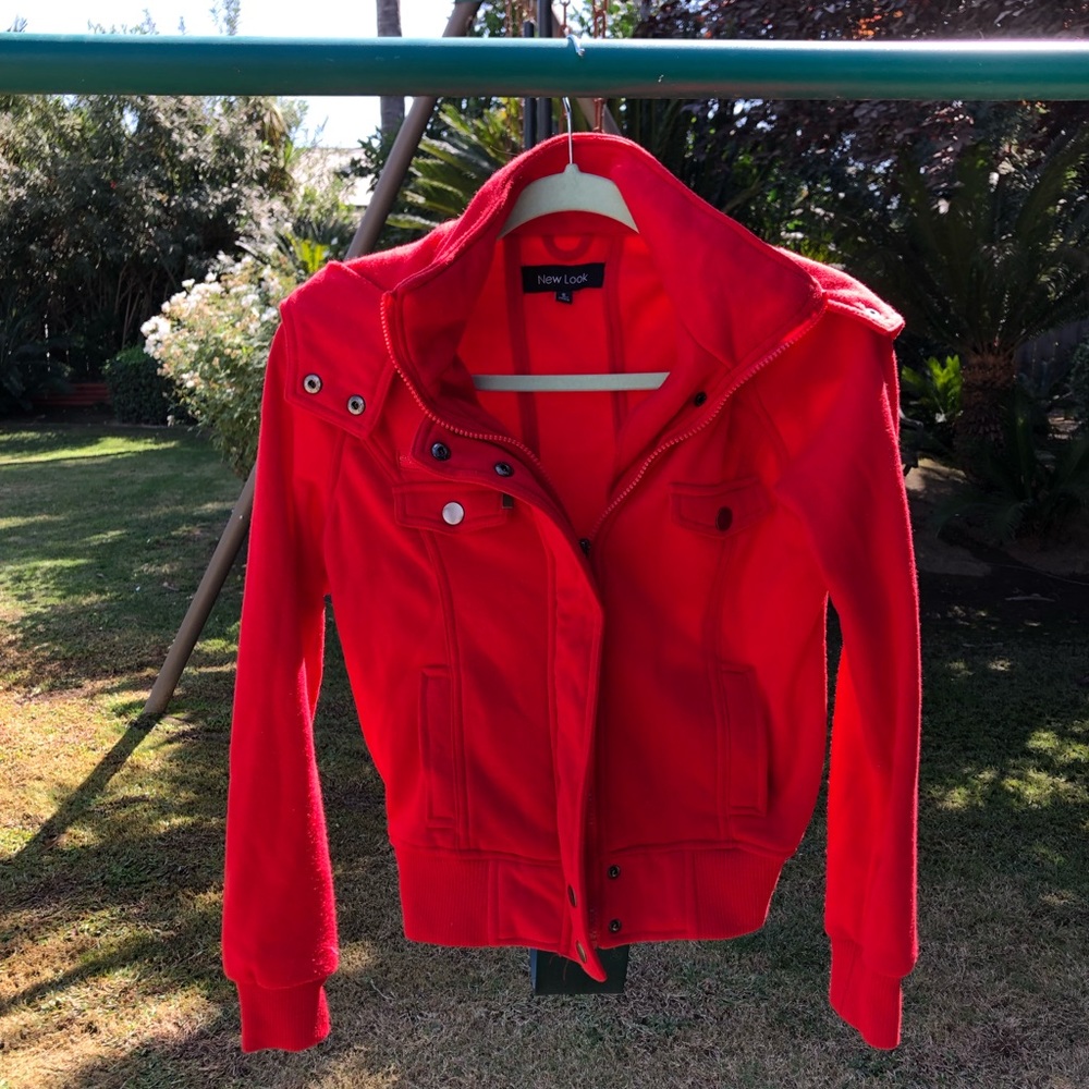 New Look adorable red jacket size S